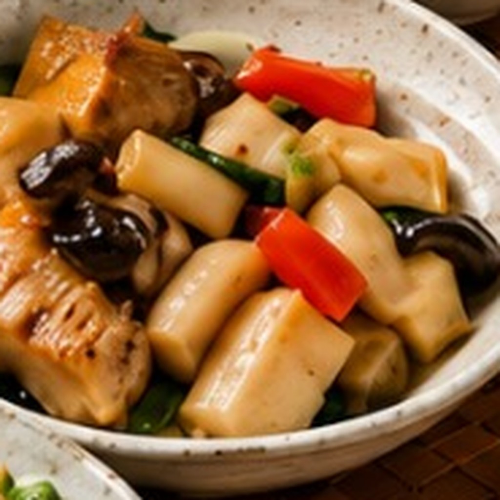 Braised Tofu & Mushroom